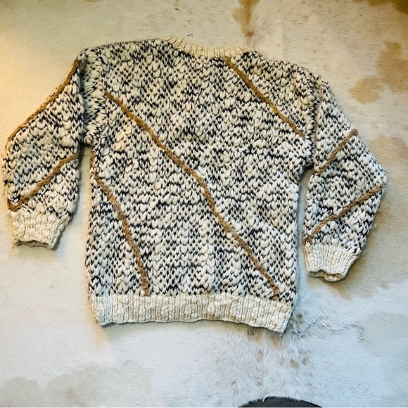 Handmade Wool Chunky Sweater - Picture 2 of 5